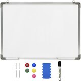  Magnetna ploča sa suhim brisanjem bijela 90 x 60 cm čelična | shoptok.hr