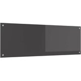  Kuhinjski zid Tamno siva 120 x 40 cm Staklo otporno na udarce Cijene