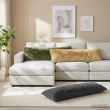  Jastuk s jastukom HEERLEN Svjetlosiva 40 x 145 cm PV flis | shoptok.hr