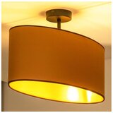  Duolla - Plafonski luster OVAL VEGAN 1xE27/15W/230V braon | Eponuda.com