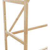  Stalak za odjeću s policama 80x40x175 cm od bambusa | shoptok.hr
