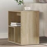vidaXL Stranska mizica sonoma hrast 50x30x50 cm iverna plošča Cene