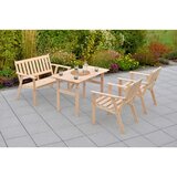 Gardenson Vrtni Set Sylt, 4-Delno, Masivno | Shoptok.si
