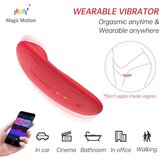Magic Motion vibrator za gaćice - Nyx Smart, crveni | shoptok.hr