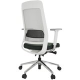 MID.YOU Pisarniški Stol Chiaro T2 White, Črna, Siva | Shoptok.si