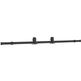 vidaXL Komplet opreme za drsna vrata 183 cm jeklo črne barve | Shoptok.si