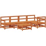  Set lounge namještaja za vrt 6 pcs Voštanosmeđa | Eponuda.com