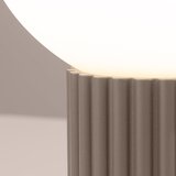 Nice Lamps Smeđe-siva stolna lampa sa staklenim sjenilom (visina 19 cm) Orbital – | shoptok.hr