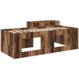  Krevet za djecu s visokim okvirom i stolom Staro drvo - Staro drvo 90 x 190 cm | shoptok.hr