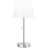Orion LA 4-1205/1 - Stona lampa sa USB portom LUDWIG 1xE27/40W/230V bela/hrom | Eponuda.com