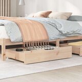 Ladice ispod kreveta s kotačima 2 kom 80x55x16 cm od borovine | shoptok.hr