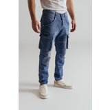 Legendww muške regular fit cargo farmerke sa suzenim nogavicama -model 122 .122-8208-m2 cene