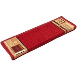  Otirači za stepenice samoljepljivi 5 kom 65x21x4 cm crveni | shoptok.hr