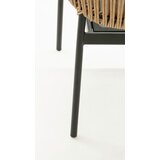 Amatio STOL aluminij naravne barve, črna | Shoptok.si