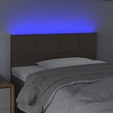  LED uzglavlje smeđesivo 100x5x78/88 cm od tkanine | shoptok.hr