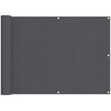 Balkonski zastor antracit 75 x 500 cm od tkanine Oxford | shoptok.hr