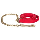Finntack Uže za vođenje konja sa lancem crveno 2,4m | Eponuda.com