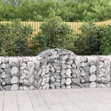  Lučne gabionske košare 4 kom 200x50x80/100 cm pocinčano željezo Cijene