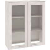 Furnova Zgornja omarica HAMAR bela 85x35x100 cm trdna borovina, (21949698) | Shoptok.si