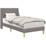  Krevetna konstrukcija Jednobojno Sivo-smeđa 90 x 200 cm tkanina | Eponuda.ba