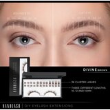 Nanolash DIY Eyelash Extensions set za podaljševanje trepalnic doma Divine BROWN 36 kos | Shoptok.si