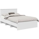  Okvir za krevet Bijelo 120 x 123 cm Konstruirano drvo - Bijelo 120 x 190 cm | shoptok.hr