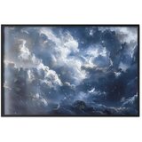  Plakat Astronomical Wonders: Clouds and Stars in Harmonious Union 42x29.7 Crni okvir | shoptok.hr