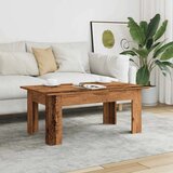 vidaXL Kava miza Old Wood 100x60x42 cm Inženirski les | Shoptok.si