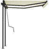  Automatska tenda sa senzorom za vjetar LED 3 x 2 5 m krem | shoptok.hr