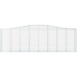  Lučne gabionske košare 15kom 400x50x120/140cm pocinčano željezo | shoptok.hr