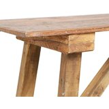 vidaXL Konzolni stol od masivnog obnovljenog drva 130 x 40 x 80 cm | shoptok.hr