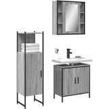  3-dijelni set kupaonskih ormarića boja hrasta sonome drveni | shoptok.hr