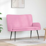 SOFA za dvije osobe Ružičasta 115 x 61 x 87 cm tkanina Cijene
