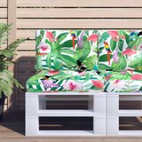 vidaXL Blazina za palete večbarvna 50x40x12 cm blago | Shoptok.si