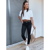 DStreet Spodnie damskie jeansowe ARLET czarne | shoptok.hr