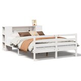 s regalom z knjige bez madraca bijeli 150x200cm borovina | shoptok.hr