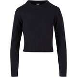 Urban Classics Women's knitted sweater check knit black | shoptok.hr