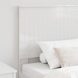  Uzglavlje s uzglavljem Sjajno bijelo 90 cm Konstruirano drvo | Eponuda.com
