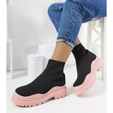 Gemre Black and pink high-top sneakers Marks | Shoptok.si