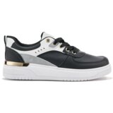 Shelvt Black platform trainers | shoptok.hr