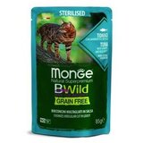 Monge BWild sos za mačke Sterilised - tuna, račići i povrće 85g Cene