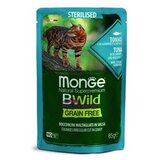 Monge BWild sos za mačke Sterilised - tuna, račići i povrće 85g Cene