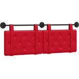  Držeće uzglavlje Zidne Crvena 130 x 55 x 5 cm Lažna koža - Crvena 120 cm bez LED | shoptok.hr