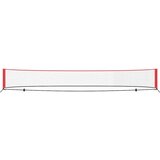  Teniska mreža Crna i crvena 595 x 90,5 x 87 cm Poliester | shoptok.hr