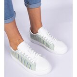 Gemre Green women's fabric sneakers Bellisio | Shoptok.si