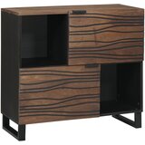 vidaXL Stranska omarica 80x33.5x75 cm Trdi les mango | Shoptok.si