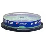 Verbatim DVD-RW Disk 4,7 GB, 4x, RW(SERL) 10dkom | shoptok.hr