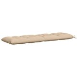  Jastučići za klupe VIANEN 2 kom. 100% poliester Krem - Krem 160 x 50 x 12 cm | shoptok.hr
