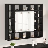  Ogledalo ormar Crni hrast 91 x 15 x 76,5 cm Konstruirano drvo | shoptok.hr