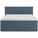 Premium Living Postelja Boxspring Lina, Modra, 200x200 | Shoptok.si
